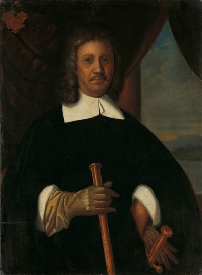 Portret van Jan van Riebeeck (1619-77). Commandeur van de Kaap de Goede Hoop en van Malakka en secretaris van het Hoge Regering van Batavia door Anonymous