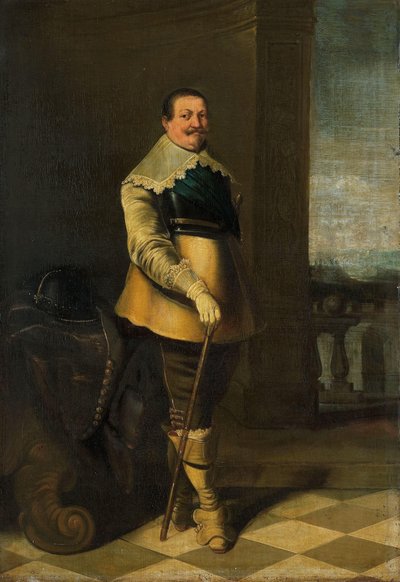 Portret van Pieter Pietersz Hein (voorheen getiteld Portret van een officier) door Anonymous