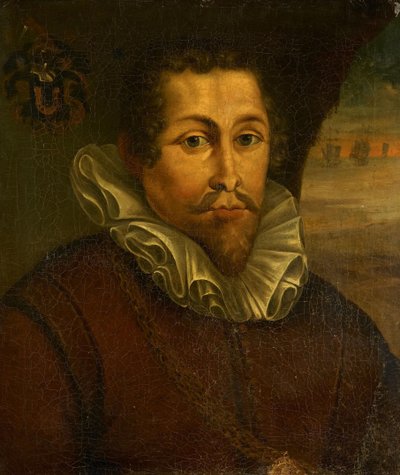 Portret van Pieter Willemsz Verhoeff (ca. 1573-1609) door Anonymous