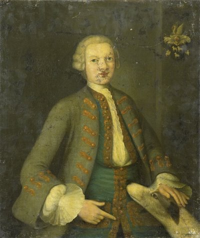 Portret van een man door Anonymous