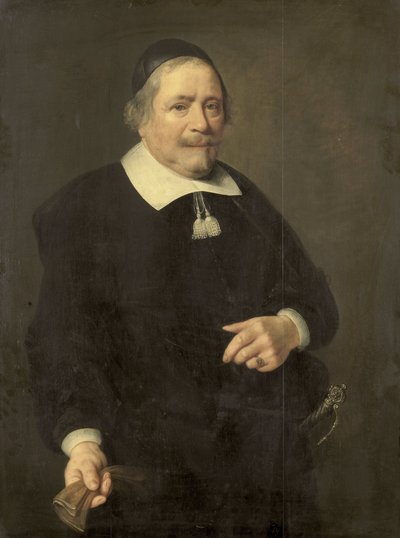 Portret van een Man, vermoedelijk Willem van de Velden, Secretaris van Hugo de Groot door Anonymous