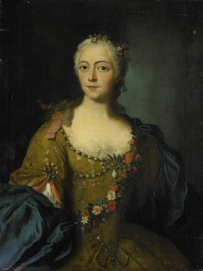 Portret van een vrouw door Anonymous