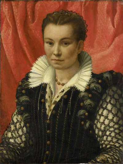 Portret van een vrouw door Anonymous