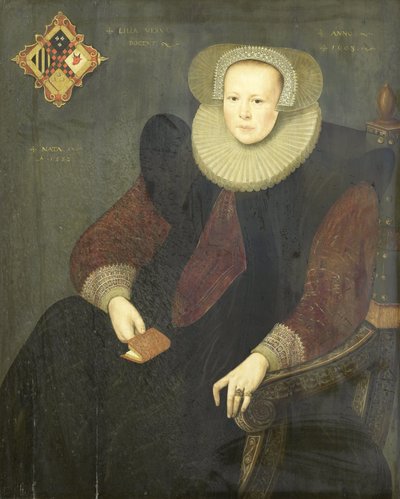 Portret van een Vrouw door Anonymous