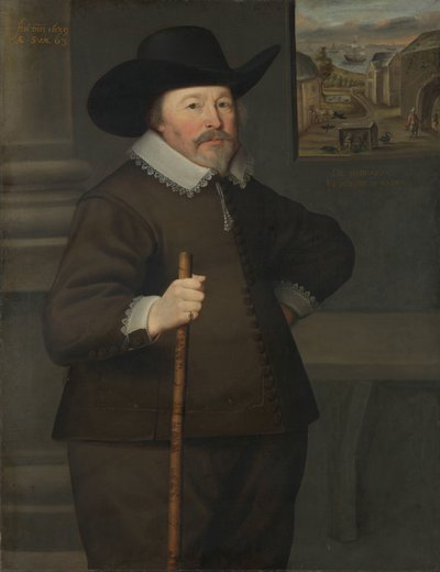 Portret van een man door Anonymous