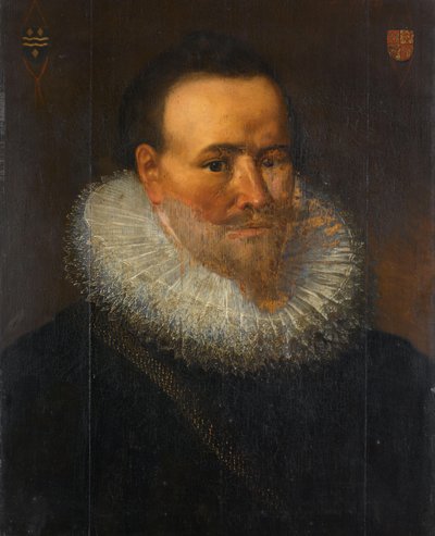 Portret van een man, mogelijk Joris van Cats (ca. 1590-1654) door Anonymous