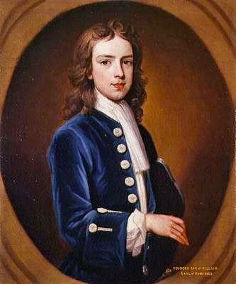 Portret van de jongste zoon van William, Graaf van Dumfries door Anonymous
