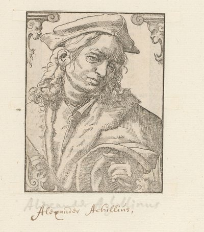 Portret van Alessandro Achillini door Anonymous