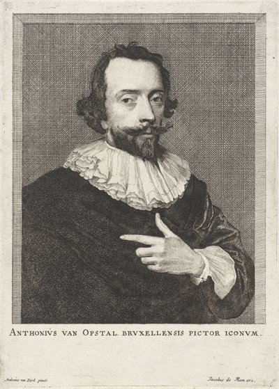 Portret van Anton van Opstal door Anonymous