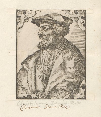 Portret van Christiaan I van Denemarken door Anonymous