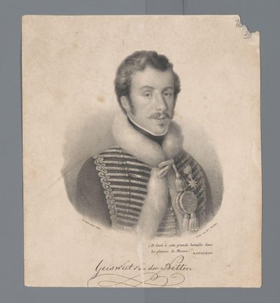 Portret van Cornelius Anthonius Geisweit van der Netten door Anonymous