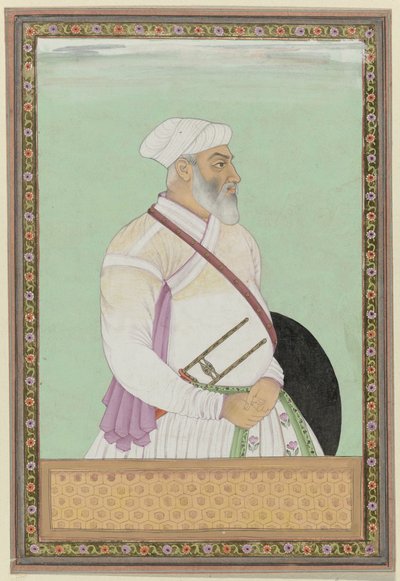 Portret van Dalil-khan, groot-vizier van Aurangzeb, is gouverneur van de provincie Deccan geweest; hij is afkomstig van de Rohela Pathanen door Anonymous