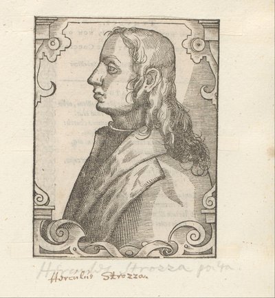 Portret van Ercole Strozzi door Anonymous