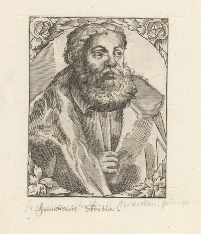 Portret van Francesco II Sforza door Anonymous