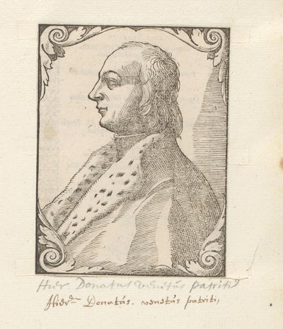 Portret van Girolamo Donati door Anonymous