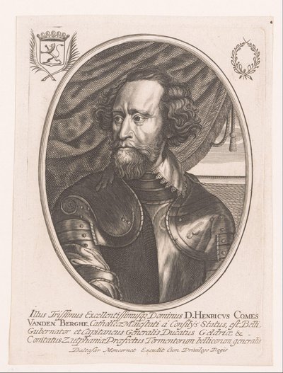 Portret van Hendrik van den Bergh door Anonymous
