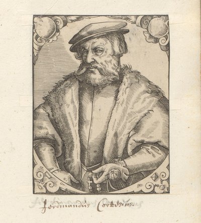 Portret van Hernán Cortés door Anonymous