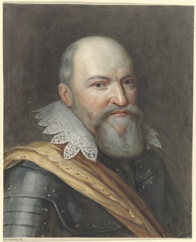 Portret van Justinus, graaf van Nassau door Anonymous