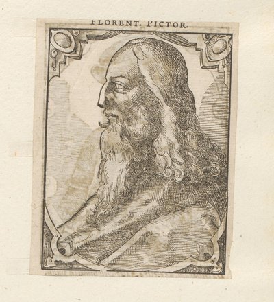 Portret van Leonardo da Vinci door Anonymous