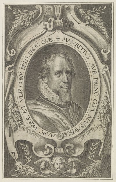 Portret van Maurits, prins van Oranje door Anonymous