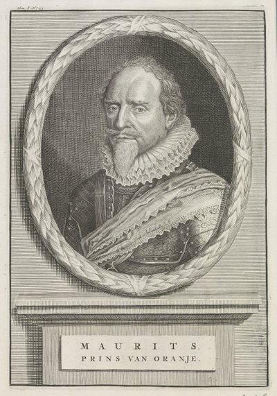 Portret van Maurits, prins van Oranje door Anonymous