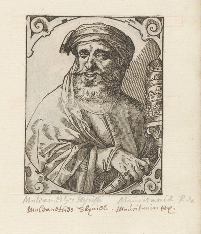 Portret van Muleamethes Scyriffi door Anonymous