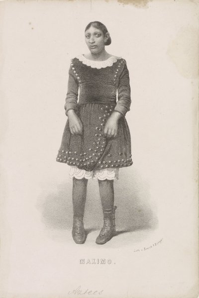 Portret van Máximo, 1857 door Anonymous