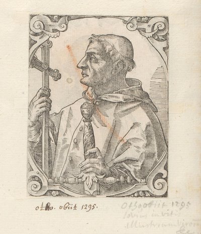 Portret van Ottone Visconti door Anonymous