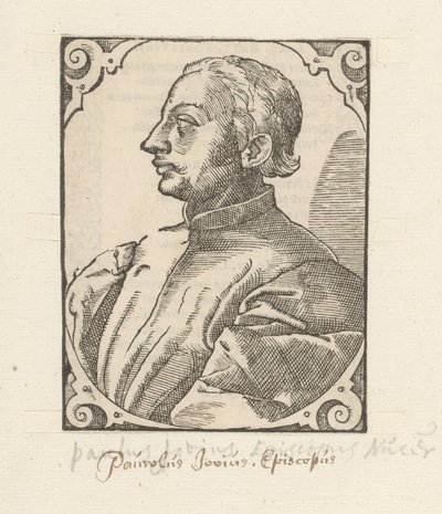 Portret van Paolo Giovio door Anonymous