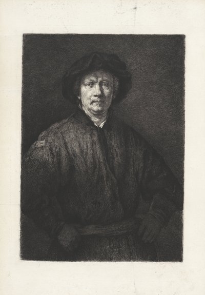 Portret van Rembrandt Harmensz. van Rijn door Anonymous