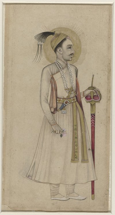 Portret van Sultan Muhammad-Quli Qutb-Shah van Golconda door Anonymous