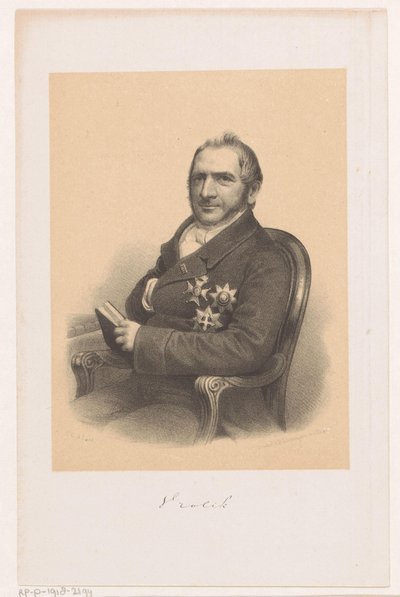 Portret van Willem Cornelis Ackersdijck door Anonymous