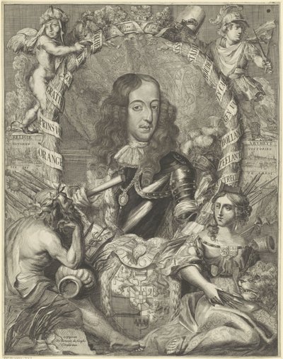 Portret van Willem III, prins van Oranje door Anonymous