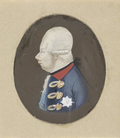 Portret van Willem V, prins van Oranje-Nassau door Anonymous