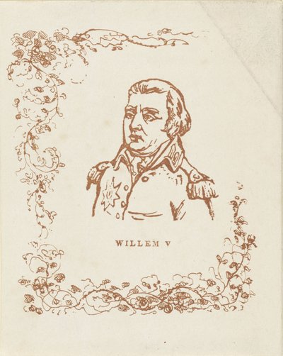 Portret van Willem V, prins van Oranje-Nassau door Anonymous