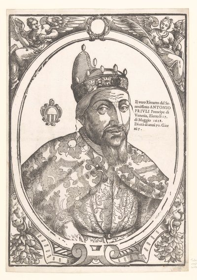 Portret van doge Antonio Priuli door Anonymous