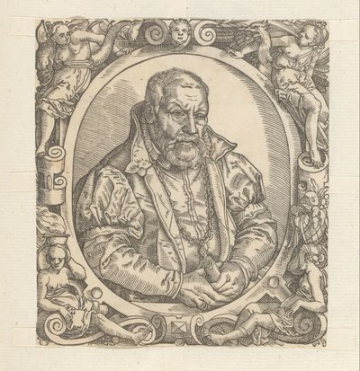 Portret van een onbekende man door Anonymous