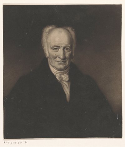Portret van een onbekende man door Anonymous