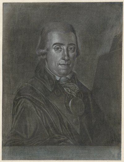 Portret van een schilder door Anonymous