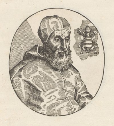 Portret van paus Paulus IV door Anonymous