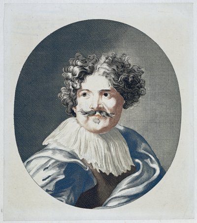 Portret van schilder Simon de Vos door Anonymous