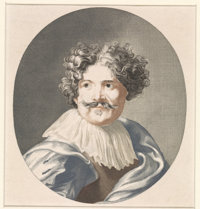Portret van schilder Simon de Vos door Anonymous