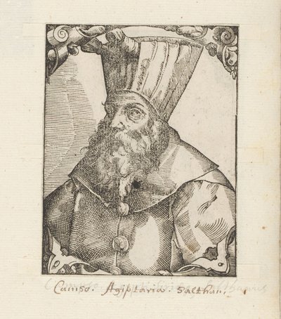 Portret van sultan Al-Ashraf Qansuh al-Ghawri door Anonymous