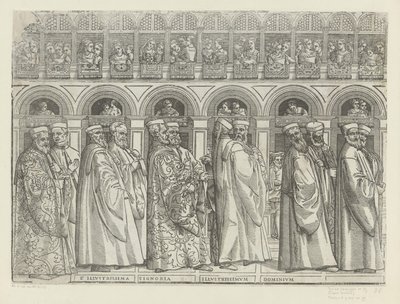 Processie van de doge van Venetië (eerste deel) door Anonymous