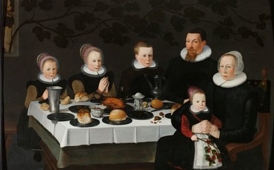 Welvarende calvinistische familie door Anonymous
