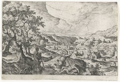 Pyramus en Thisbe door Anonymous