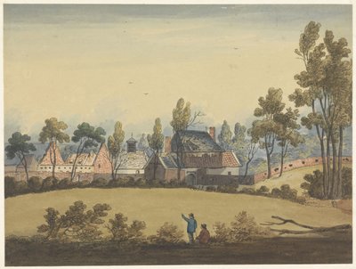 Ruïne van Hougoumont door Anonymous