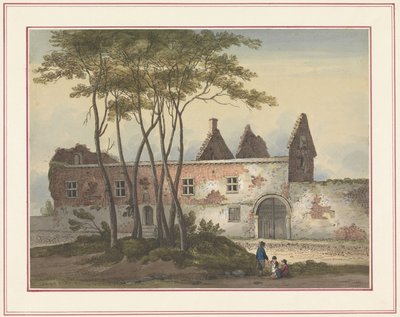 Ruïne van de hoeve van Le Caillou door Anonymous