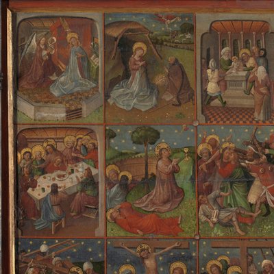 Achttien taferelen uit het leven van Christus, bekend als de Roermondse passie door Anonymous