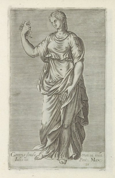 Sculptuur van Ceres door Anonymous